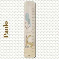 Toise en bois XXL Scennette Dino personnalisable