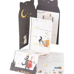 Toise souple et carnet Les Moustaches