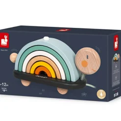 Tortue arc-en-ciel empilable à rouler Sweet Cocoon