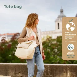 Tote bag à langer Bloom
