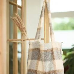 Tote bag à langer Check Boucle