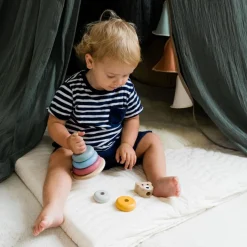 Tour à empiler en bois Ours