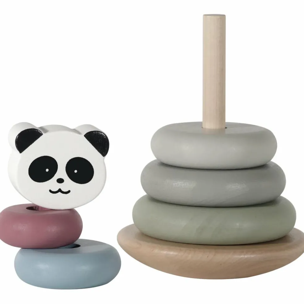 Tour à empiler en bois Panda