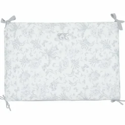 Tour de lit adaptable Toile de Jouy gris