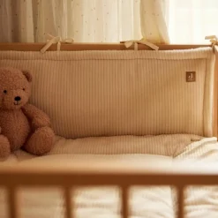 Tour de lit Cloudy Rib Oatmeal (pour lits 60 x 120 ou 70 x 140 cm)