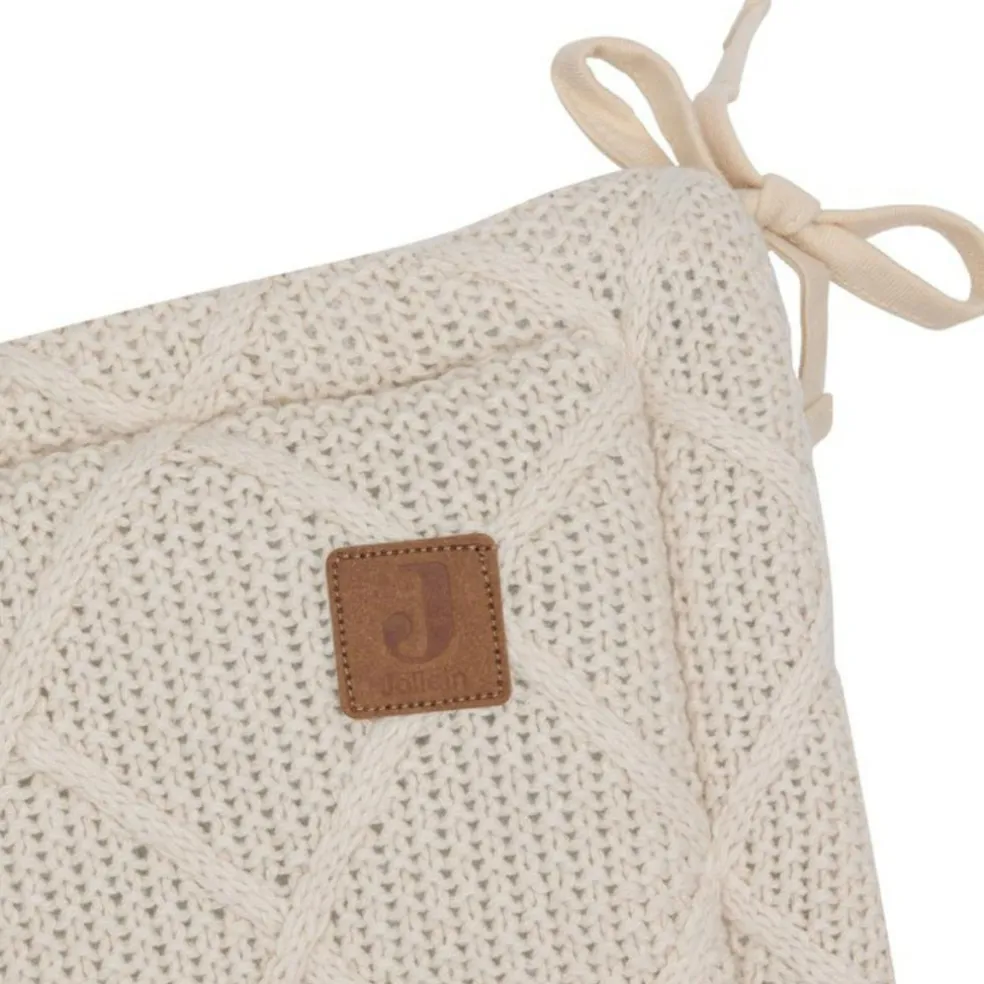 Tour de lit Cosy Knit Oatmeal (pour lits 60 x 120 ou 70 x 140 cm)