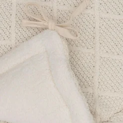 Tour de lit Cosy Knit Oatmeal (pour lits 60 x 120 ou 70 x 140 cm)