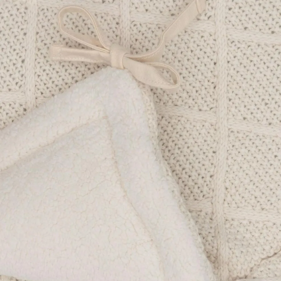 Tour de lit Cosy Knit Oatmeal (pour lits 60 x 120 ou 70 x 140 cm)