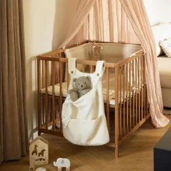 Tour de lit Cosy Knit Oatmeal (pour lits 60 x 120 ou 70 x 140 cm)