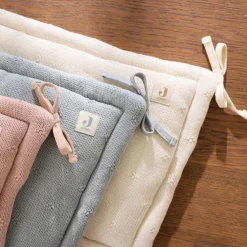 Tour de lit Cosy Knit Sea Green (pour lits 60 x 120 ou 70 x 140 cm)