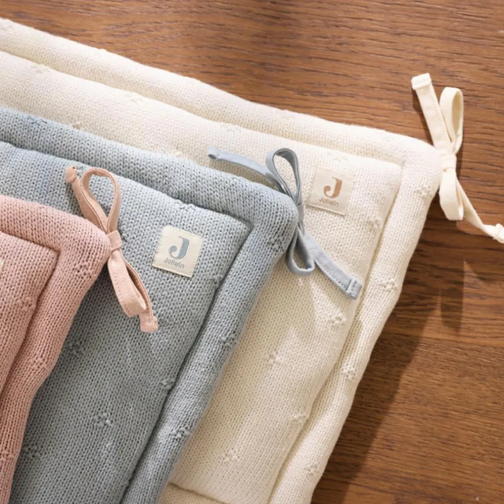 Tour de lit Cosy Knit Sea Green (pour lits 60 x 120 ou 70 x 140 cm)