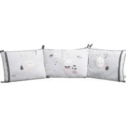 Tour de lit déhoussable Miss Fleur de Lune (existe en 60x120 ou 70x140)