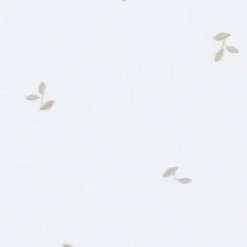 Tour de lit en gaze de coton bio brodé