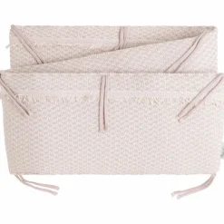 Tour de lit Happiness Vieux rose (pour lits 60 x 120 ou 70 x 140 cm)