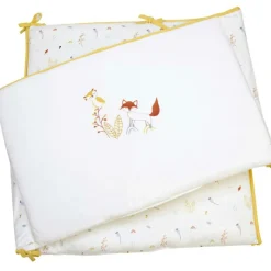 Tour de lit réversible Cache-cache en forêt