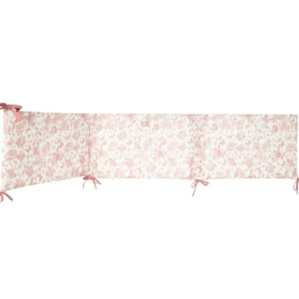 Tour de lit réversible Toile de Jouy (pour lits 60 x 120 cm et 70 x 140 cm)