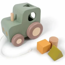 Tracteur à tirer avec trieur de formes