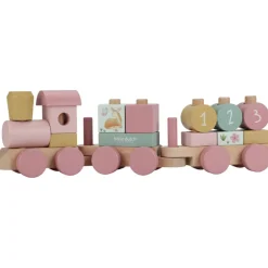 Train à blocs en bois FSC Fairy Garden