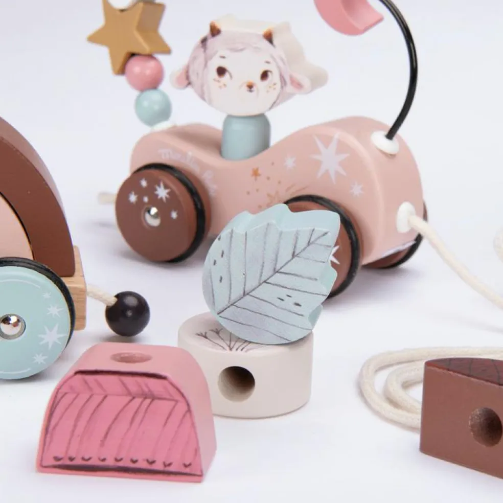 Train d'activités à tirer Après la pluie