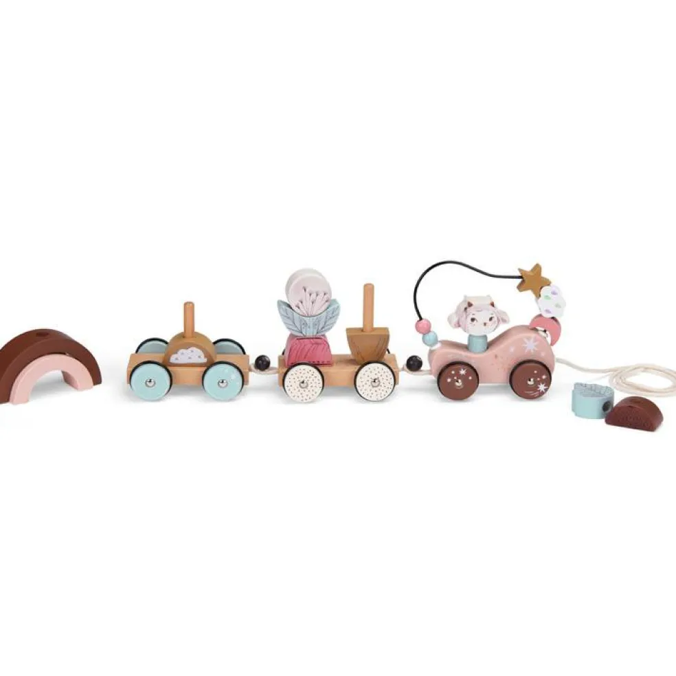 Train d'activités à tirer Après la pluie