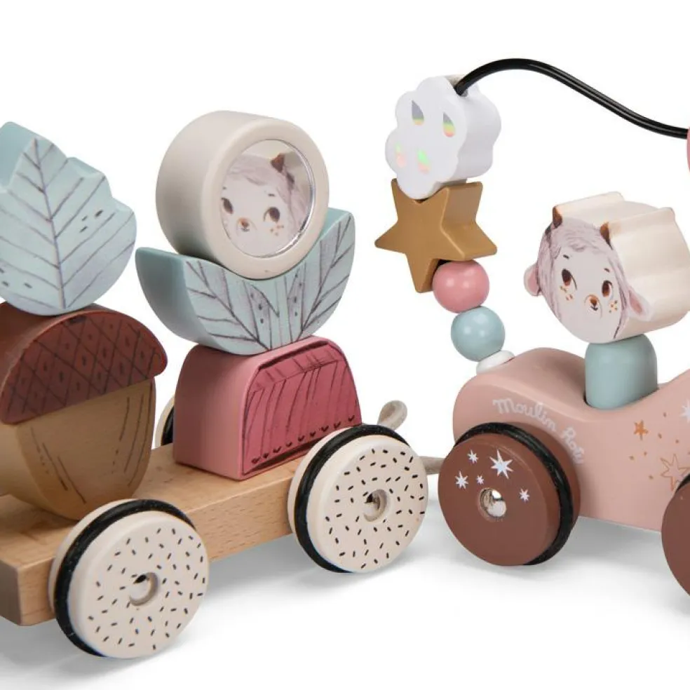 Train d'activités à tirer Après la pluie