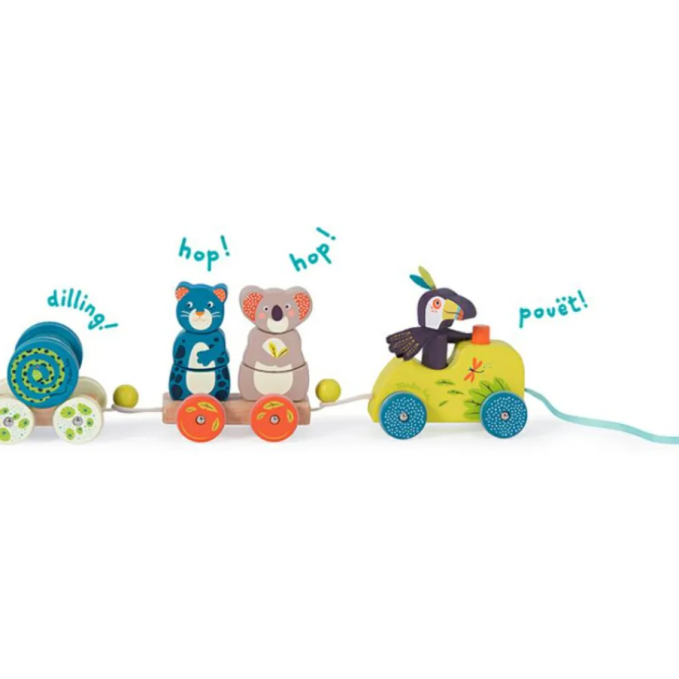 Train d'activités à tirer Dans la Jungle