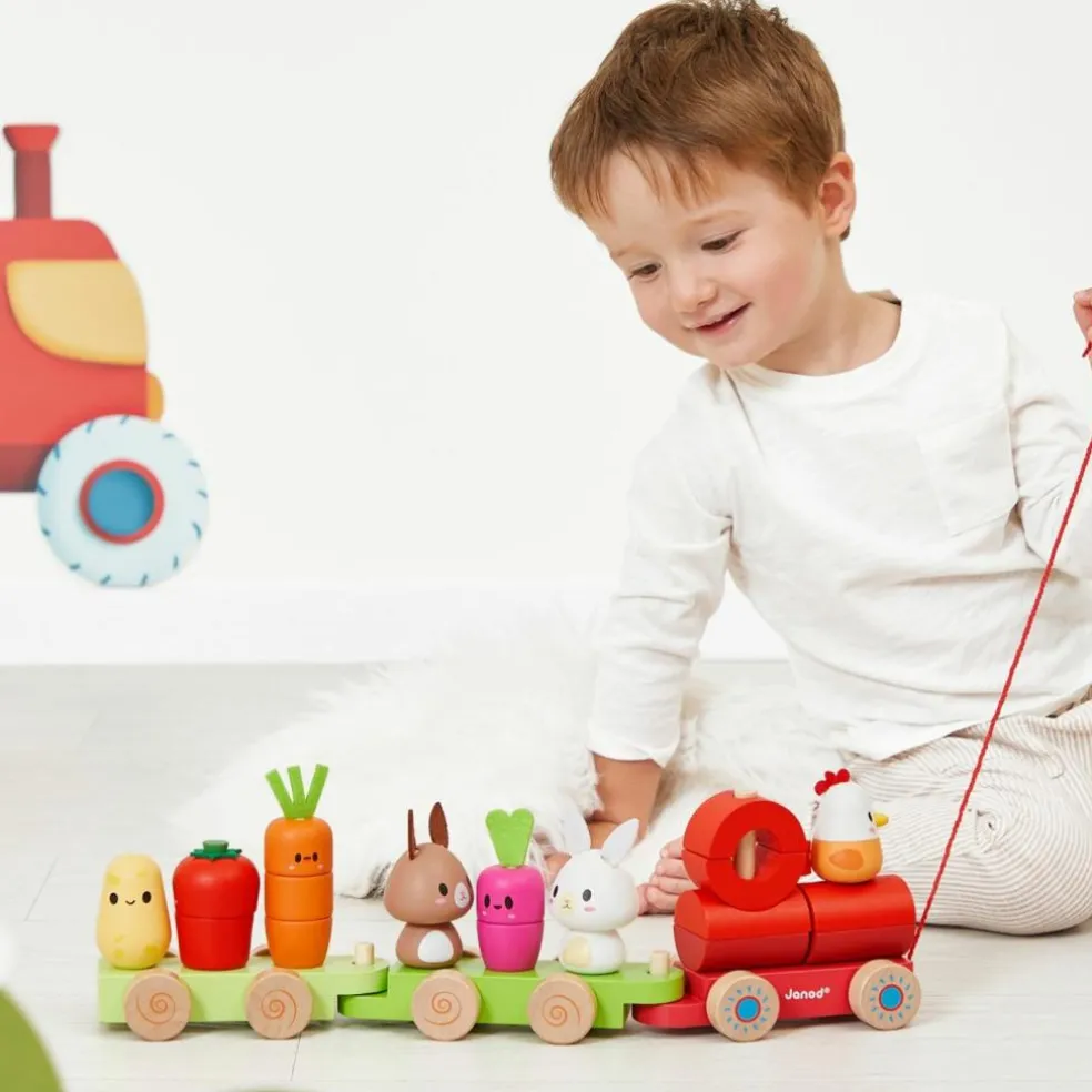 Train d'activités à tirer Ferme