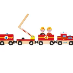 Train en bois Pompiers Story