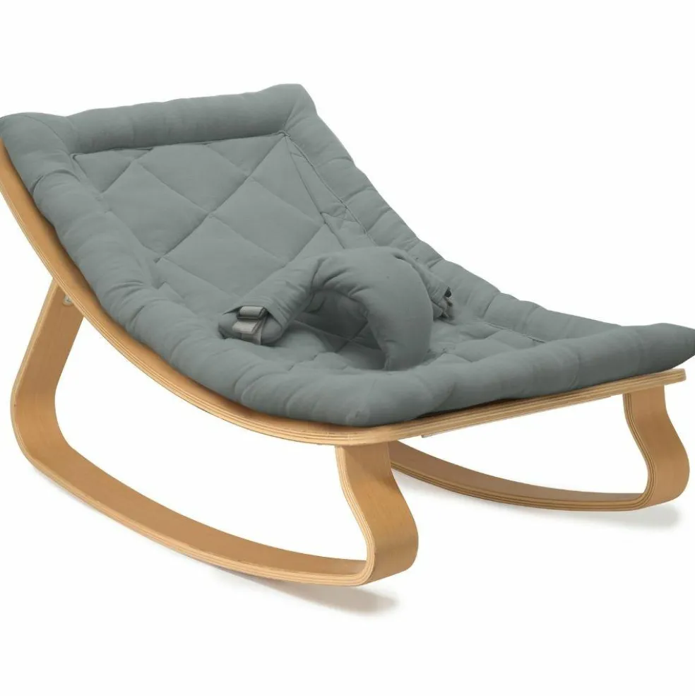 Transat à balancement en bois de hêtre Levo Orage