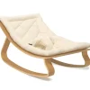 Transat à balancement Levo organic milk en bois de hêtre