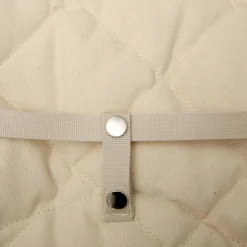 Transat à balancement Levo organic milk en bois de hêtre