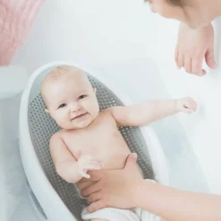 Transat de bain gris