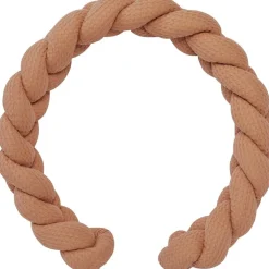 Tresse décorative ouatinée en coton gaufré Cassonade (200 cm)