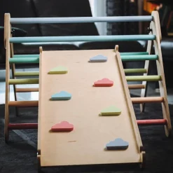 Triangle à grimper Pickler multicolore pastel