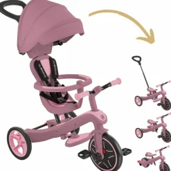 Tricycle Trike Explorer 4 en 1 eco-logic Framboise