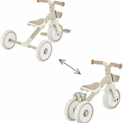 Tricycle évolutif Learning trike plus 2 en 1 eco-logic Taupe