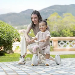 Tricycle évolutif Learning trike plus 2 en 1 eco-logic Vert sauge