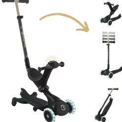 Trottinette Go up Deluxe Lights 360° Noir