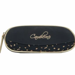 Trousse 2 compartiments Navy Gold Leopard