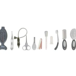 Trousse de soin luxe grise (15 pièces)