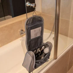 Trousse de soin luxe grise (15 pièces)