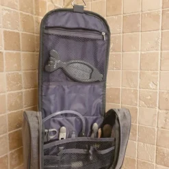 Trousse de soin luxe grise (15 pièces)