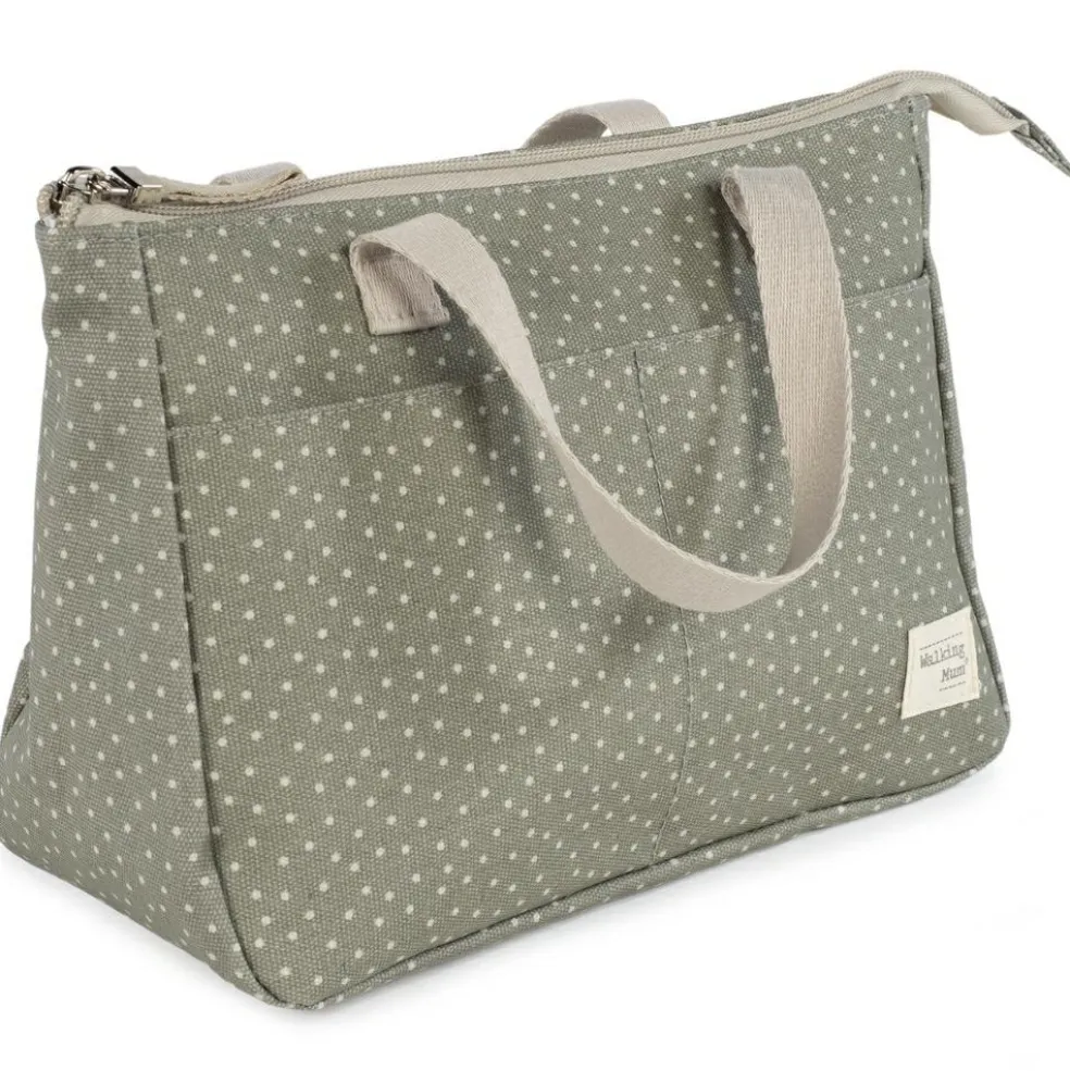 Trousse de toilette à pois Poppy Mousse