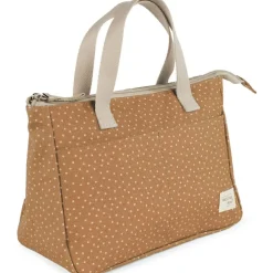 Trousse de toilette à pois Poppy Cannelle