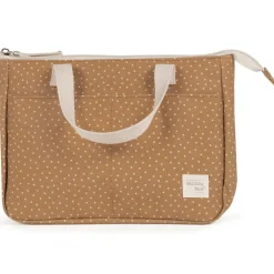 Trousse de toilette à pois Poppy Cannelle