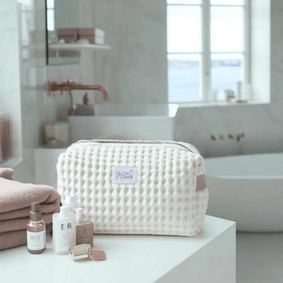 Trousse de toilette Camila Gofre Vanilla