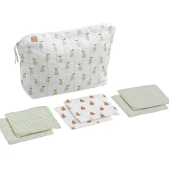 Trousse de toilette et 6 éponges Botanica