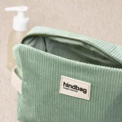 Trousse de toilette Leon Velours Vert d'eau