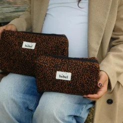 Trousse de toilette Léopard noir