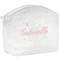 Trousse de toilette étoile rose (personnalisable)
